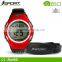 isport wristband heart rate monitor with comfortable chest belt waterproof OEM logo printing
