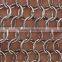 Chain braid ring mesh for building exterior and interior decoration