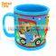 Menufacture China PVC rubber Coffee cup Mug Blue monkey Mugs Promotional Gift