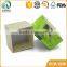 Square shape green hardcover competitive custom earring boxes paper jewelry box paper in china