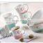 New design embossed wholesale porcelain promotional mug