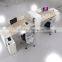 Hot plate customized workspace dongguan two clusters office table workstation