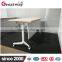 popular white powder coating folding steel table frame for meeting folding table