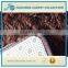 Brown 100% microfiber velvet long pile bathroom area outdoor mat