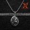 Cool New Style Stainless Steel Silver Black Vintage Jesus Religious Medal Pendant