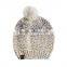 2015 design your logo new and fashion knitted girl hat winter