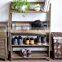 home life wood 4-tier shoes storage racks ,plant display shelf