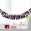 Wedding supplies pink BRIDE TO BE banner vintage wedding bunting flags party decoration garland paper photo booth props                        
                                                                                Supplier's Choice