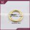 high quality gold metal O-ring for handbags, luggage