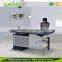 Fashion Style modern glass top office table design argentate photos office furniture