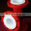 DN50/DN80 Ductile Iron All Flanged Tee and PTFE Anti-corrosion Pipe on sale