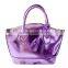 purple and silver shell bag Fashion sweet solid woman bag elegant totes shoulder bags for women lady dating messenger bags