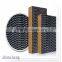 Evaporative cooling pad with galvanized,stainless steel,or aluminum alloy frame