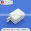 5v foldable wall charger/dual port charger for cellphone with CE FCC certificates