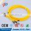 single mode duplex 2 cores FC/upc-FC/upc fiber optic cable