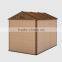 Low cost anti wind plastic used storage sheds sale