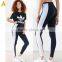 New arrival black sport pants yoga fitness leggings for women nylon spandex yoga pants