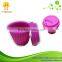 Most Popular Food Grade Promotional Gift Silicone Coffee Cup With Coffee Cap