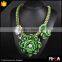 Boho Colorful Multi Flowers Necklace,Fashion Statement Shourouk Choker Necklace