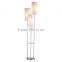 2017 hotel decorative uplighter floor lamp with linen shade good for inn decor high end standing reading lamp 3 lights