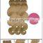 Xuchang Factory price new stock 100gram 100% virgin Hair extensions hair weft Body wave