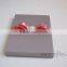 Custom handmade wedding invitation box with ribbon