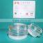 Glass Lid for Glass Jar, Glassware Caps With Plastic Ring, Glass Caps