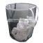 Waterproof Handles Polyester Mesh Laundry Bag Basket Bathroom