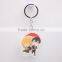 Custom transparent plastic acrylic keychain