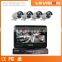 LS VISION 4CH 720P 1.0 Megapixel 2.4G Wireless Security Camera With Wifi NVR Kit And LCD Screen