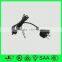 Argentina standard flat lamp cord cable fix adapter plug and IRAM electrical switch