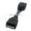 Factory Price AF/MICRO Micro USB OTG Cable for Samsung /HTC