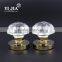 Wholesale Import Hardware Furniture Bedroom Glass Crystal Door Handles
