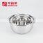 Stainless Steel Colored Bowls/Basins Set,3 pieces,20cm/24cm/28cm