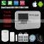 Digital alarm clock indoor 433mhz pir motion detector GSM Alarm System with russian/espanol/French/English audio