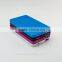 Free samples CE FCC ROHS MSDS colorful power bank 40000 mah external battery
