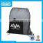 Customized Drawstring Backpack Bag With Mesh Pocket