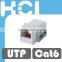 Taiwan Cat6 UL RJ45 UTP 90Degree Modular Keystone Jack