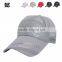 100% cotton long bill 6 panel cotton promotional custom baseball cap