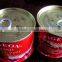 Offering pure canned tomato paste with light red color