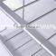 2 Shelf Wire Mesh Basket Shelving & Mental Square Shelves with Wheel for Restaurant