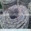 galvanized barbed wire / single strand barbed wire / pvc coated barbed wire