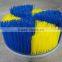 professional produce abrasive nylon disc brush for cleaning car/machine/floor/runway/window