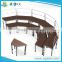 Aluminum indoor/outdoor choir risers for opera house and concert halls