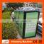 Solar energy classify and compress trash bin
