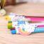 rainbow pen,cartoon lovely plastic ball pen