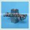 Liquid and air internal mixing flat fan spraying atomizing nozzles