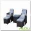 Audu Outdoor Furniture General Use and No Folded High Back Wicker Rattan Chairs