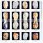 Display fiberglass designed mannequin head