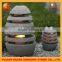 chinese LED granite stone lantern for lamp decoration